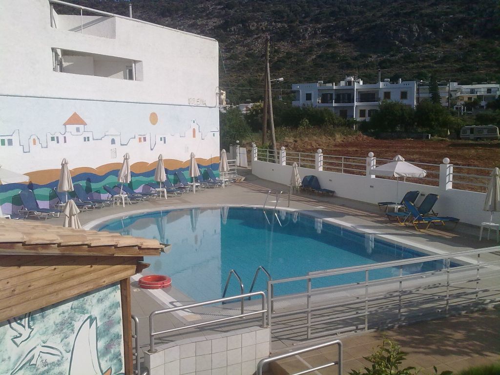 Irilena Apartments Stalida Bagian luar foto
